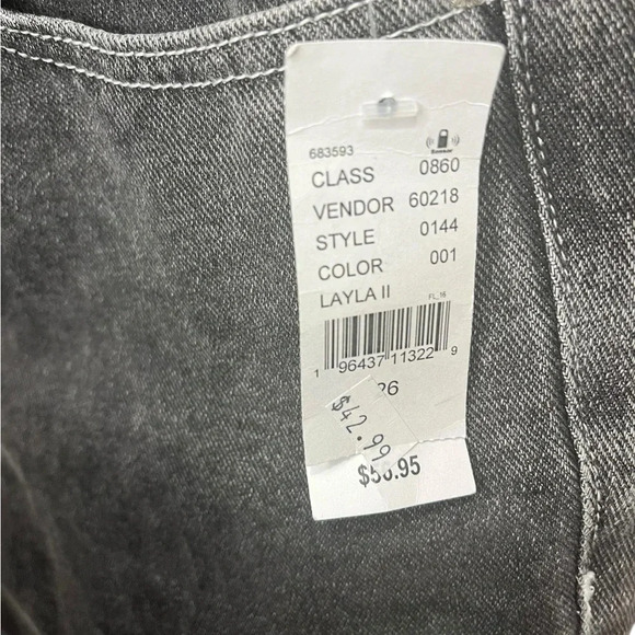 NWT PacSun Laya II Jean Size 26 Washed Black High Waisted 100% Cotton - Picture 6 of 12